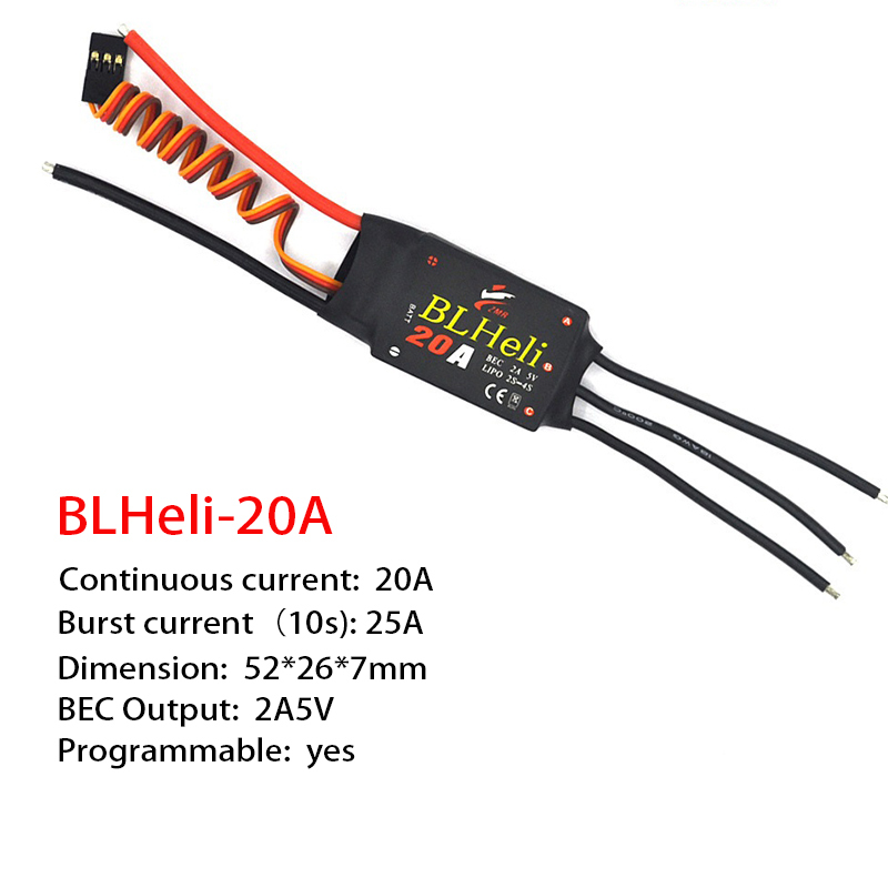 1-3 adet fırçasız ESC BLHeli 2 - Drone Esc incelemesi ve fiyatı