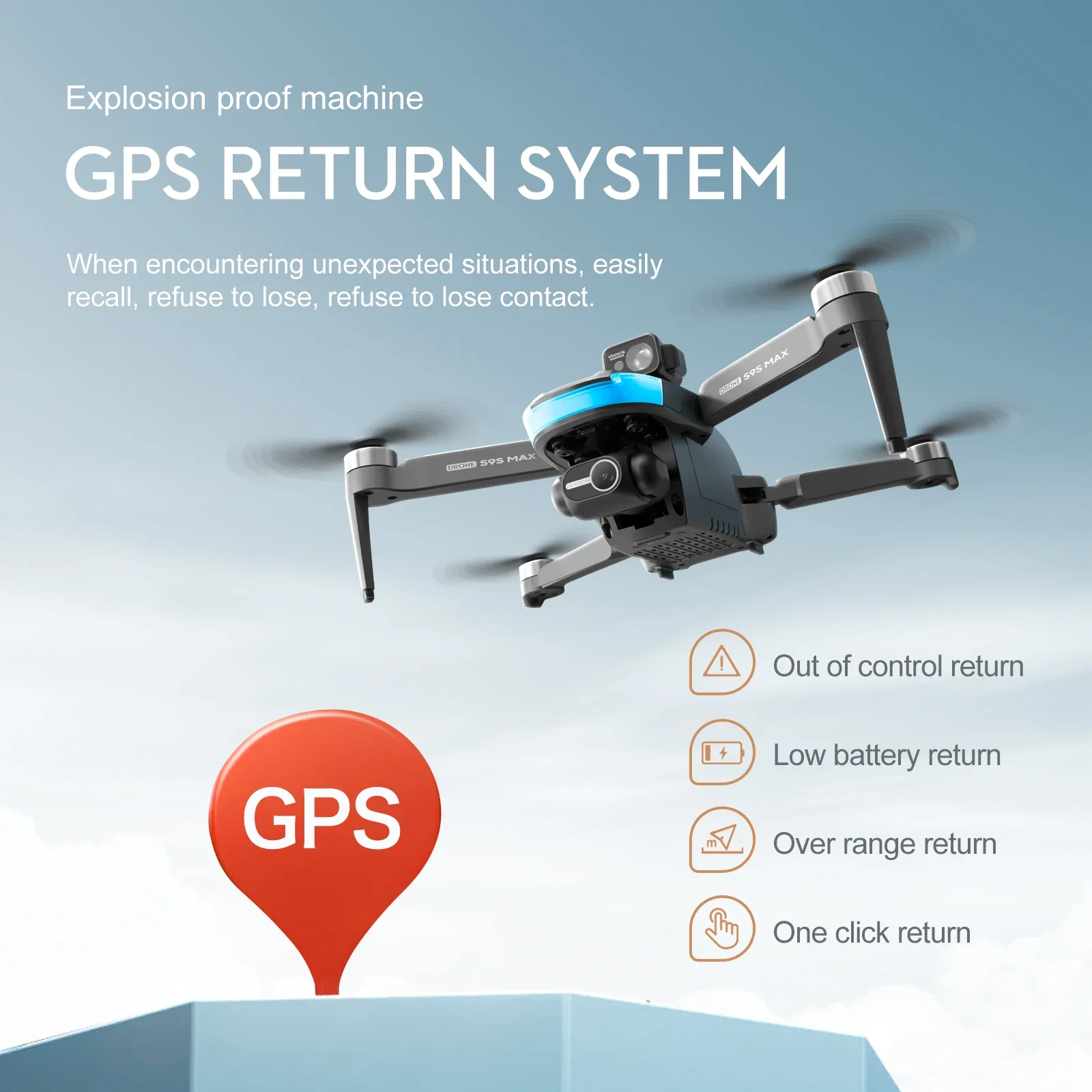 YENI S9S MAX MINI Drone 4K 2 E - Drone Gps Module incelemesi ve fiyatı