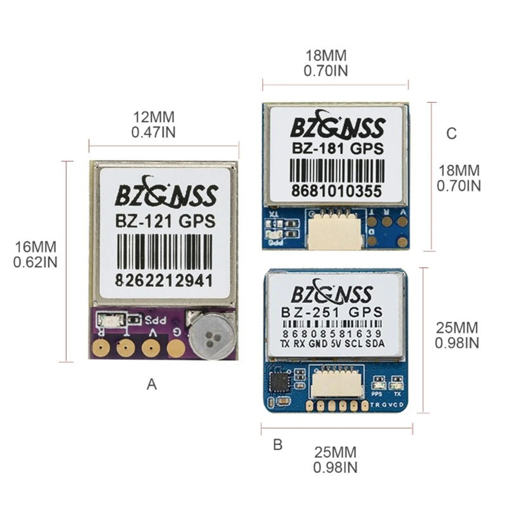 BZ-181 GPS Modülü Çift Protoko - Drone Gps Module incelemesi ve fiyatı